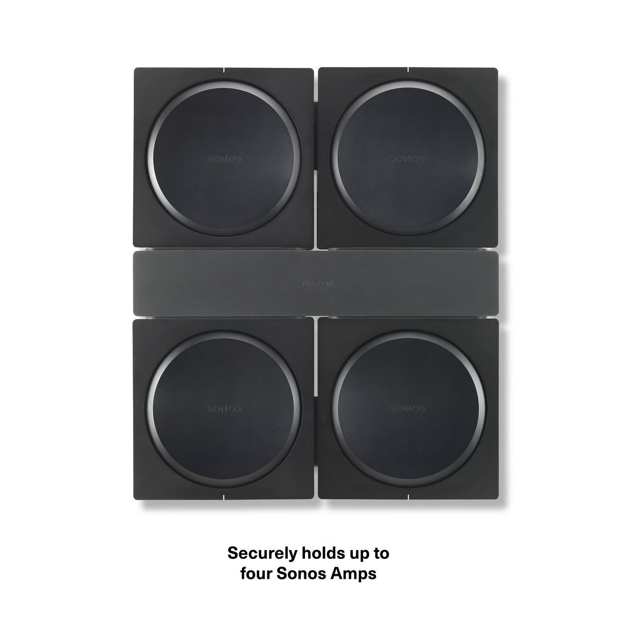 Flexson Wall Mount for 4 Sonos Amps